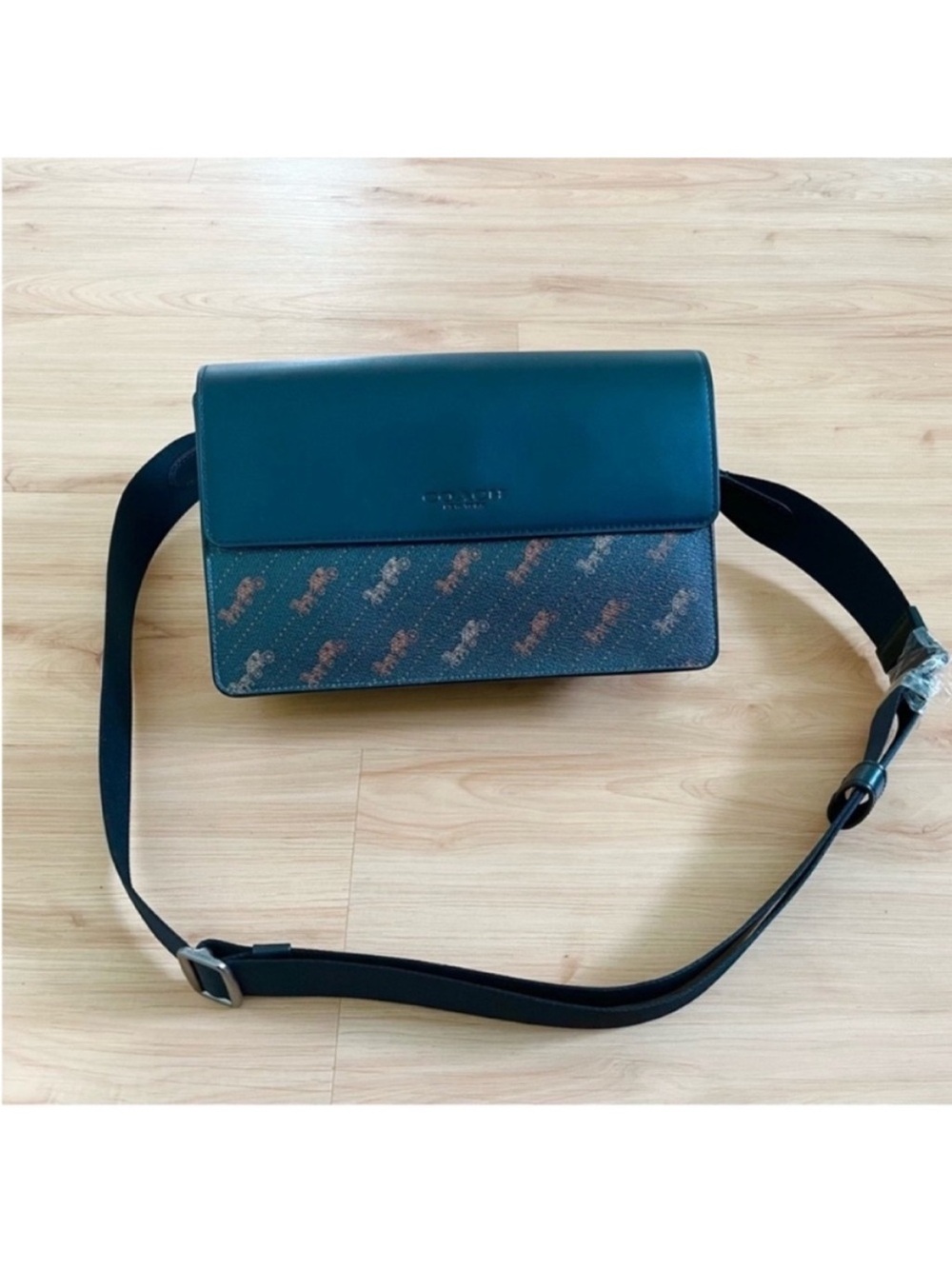 Coach Turner Flap Crossbody Bag With Horse And Carriage  # C6585